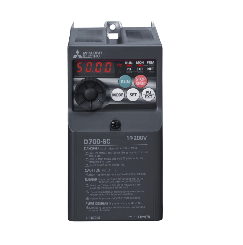 1a6b0f8b-6d65-43a1-9636-e4415282ccbd-productDetailsImage FR-D720S-025SC-EC Mitsubishi Electic, Inverter micro drive ultra compatto - immagine 1